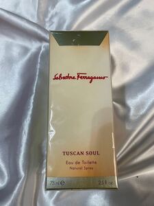 フェラガモ SALVATORE FERRAGAMO タスカンソウル 75ml 箱付　パンフ付　リボン付 オードトワレ？