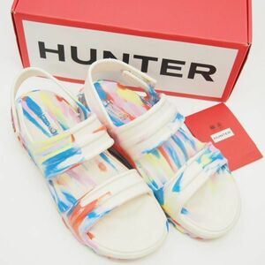 ハンター HUNTER ブルーム アルガエフォーム マーブルサンダル W BLOOM ALGAE FOAM MARBLE SANDAL/WFD4038EVA*箱付(UK6)ホワイト