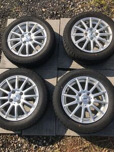 冬支度　グッドイヤー　冬用タイヤ　１５５／６５R1４　PCD100　4穴　アルミホイールセット　軽自動車へ スタッドレス