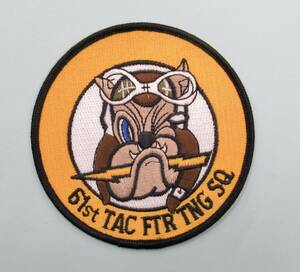 ・実物 米空軍 第61 戦術戦闘訓練飛行隊 USAF 61st Tactical fighter Training squadron