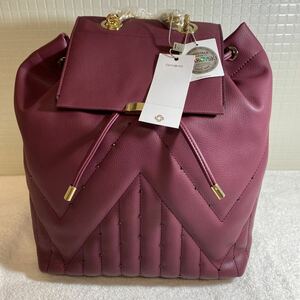 ★samsonite《SWAROVSKI（スワロフスキー使用）》satiny2.0 《品番 119736-1153》 バックパック【BURGUNDY（ワイン）カラ－】A★