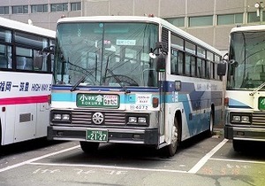 【 バス写真 Lサイズ 】 西鉄 懐かしのS型1987年式 ■ 4272北九州22か2127