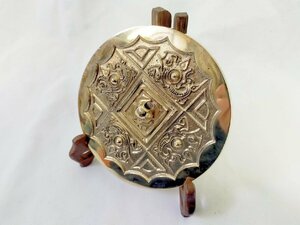 実用青銅鏡(大)B 高錫青銅製 古代中国 三国志 青銅器 レプリカ 卓上ミラー インテリア