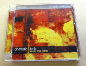 SONY SOUND Series : Loops &Samples / cinematic funk URBAN TONE POEMS サンプリングCD　WAV ACID