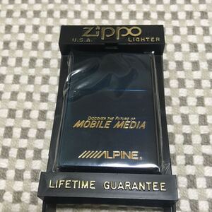 ZIPPO ジッポーライター ALPINE アルパインロゴ入り 非売品