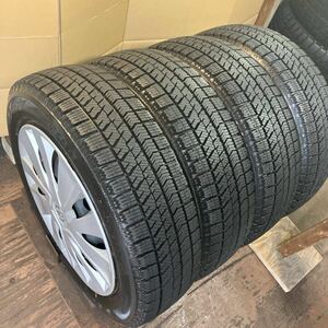 良品! スタッドレス155/65R14 4本／100-4H／BS VRX2 9分上,ほぼ未使用／ニッサン／送料込28200円〜 S4638-12