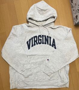 virginia XL パーカー リバースウィーブ Champion チャンピオン グレー ヴィンテージ ネイビー NAVY 00