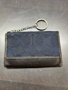 ★現状品★COACH コーチ　カードケース　小銭入れ パスケース コインケース ミニ財布