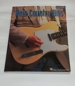 ☆洋書 英語版ギター洋楽スコア New Country Hits-Easy Guitar BOOK楽譜カントリー ヒット100曲カーペンター ビリー ジョエル 073999020175