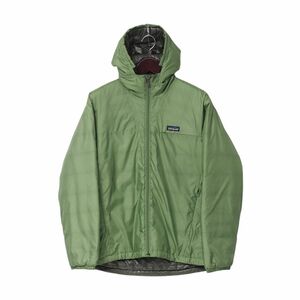 TI1858□パタゴニア/Patagonia*メンズS《83973F7/マイクロパフジャケット》中綿ジャケット/ジップアップブルゾン*総柄*グリーン系