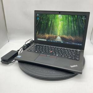 【格安処分】Lenovo ThinkPad X270 CPU Core i3 7100U RAM8GB SSD256GB 13.3型 カメラ Windows10 中古 PC ノートパソコン