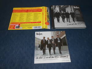 BEATLES/ビートルズ/ライブアットザBBC/2枚組/紙ジャケット/非売品ステッカー/ジョンレノン/ポールマッカートニー/ジョージハリスン/リンゴ