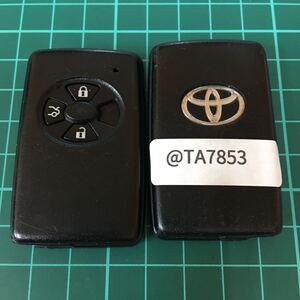 @TA7853 トヨタ 純正 271451-0500スマートキー 3ボタン 後期 GRS180 クラウン ロイヤル アスリート ノア ヴォクシー アイシス等キーレス