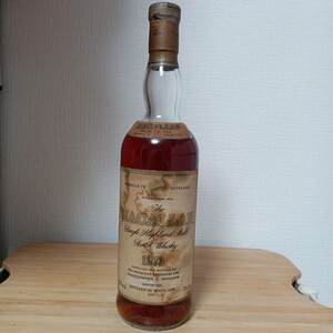 マッカラン 18年 1973-1991、マッカラン1973　未開栓　訳アリ液面低　 MACALLAN スコッチ ウイスキー 古酒