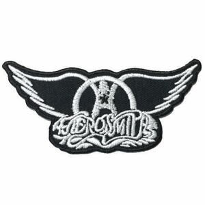 056　Aerosmith エアロスミスアイロン ワッペン　音楽 ハードロック RUNDMC ミュージシャン　 刺繍 パッチ リペア