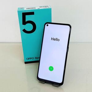 美品 　SIMフリー　OPPO Reno5 A CPH2199 Android スマホ 　128GB/6GB 　6.5インチ　 シルバー　ブラック　　 i15103 コンパクト発送 　