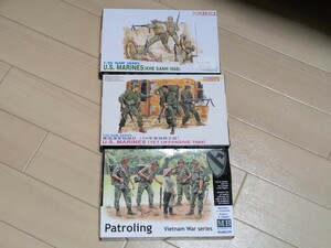 1/35ドラゴン＆MBベトナムフィギュアセット 未組立品