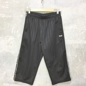 ◆お洒落な逸品◆FILA/フィラ ジャージ ジャージパンツ ハーフパンツ 膝下丈 ブラック サイズL K82 ｃ2846 メンズ