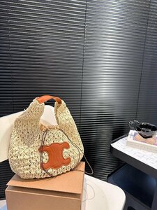 ■極美品■CELINE レディース 肩掛けかばんバスケットバッグ スモール ショルダートート 夏の日 かごバッグ