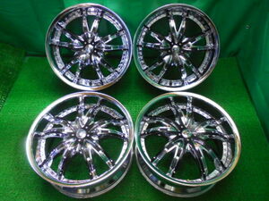 d16◆アイロック ジアンナ アルミホイール◆IROC GIANNA 20×8.5J+35(1本)/20×8.5J+40(3本) 5H PCD114.3 中古アルミ4本セット