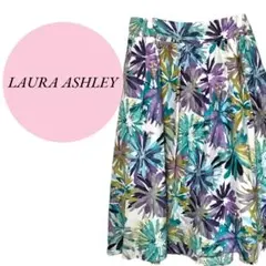 【ローラアシュレイ】LAURA ASHLEY♡エレガント♡花柄♡スカート♡11号