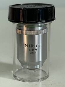 ⑤12◆Nikon ニコン◆顕微鏡 接眼レンズ Plan Apo 20 0.65 160/0.17 ケース付き