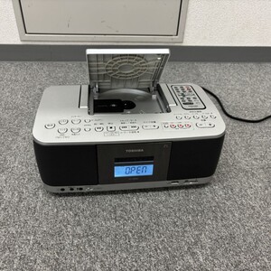 J924-H30-610 TOSHIBA 東芝 CDラジオカセットレコーダー TOSHIBA TY-CDX91 2021年製 シルバー 家電 通電確認済み