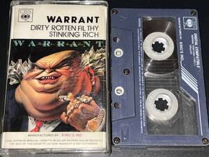 Warrant / Dirty Rotten Fil Thy Stinking Rich 輸入カセットテープ