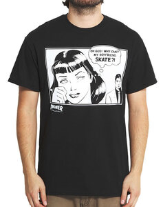 Thrasher (スラッシャー) US Tシャツ Boyfriend T-Shirt Black ブラック (M) スケボー SKATE SK8 スケートボード