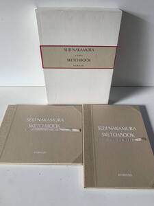 ⑤k274◆SEIJI NAKAMURA SKETCHBOOK 中村清治◆スケッチブック 2冊 KYURYUDO/求龍堂 絵画 画集 洋画家 水彩画 パステル画 作品集 美品