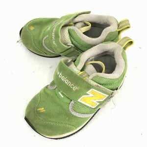 new balance★キッズ/スニーカー【14.5/黄緑】マジックテープ/ニューバランス◆Q-48