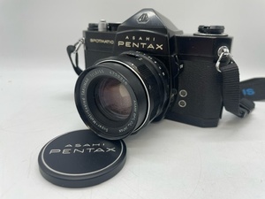 KS3221◆ ASAHI PENTAX SPOTMATIC SP アサヒ ペンタックス フィルム 一眼レフ カメラ ボディ ブラック レンズ Takumar 1:1.8/55