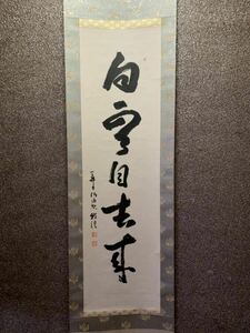 [模写]三井寺法明院 天台宗 滋野敬淳 「白雪自去来」共箱