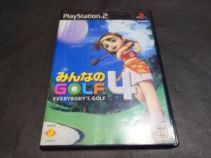 PS2 みんなのGOLF4 / みんなのゴルフ4 みんGOL4 みんゴル4 操作方法用紙・チラシ付き