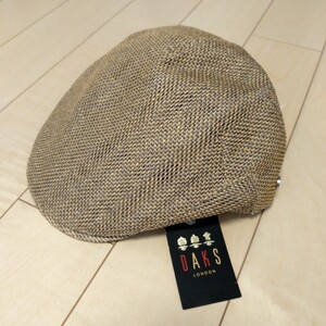 《新品》DAKS ダックス　オシャレなキャスケット(女性用)、茶　Ｔ