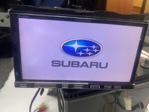 スバル純正 HDDナビゲーション ALPINE モデル VIE-X08SF DVD再生TV フルセグ.Subaru genuine HDD navigation 