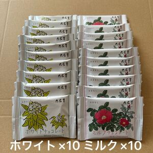 六花亭　チョコレート　ホワイト×10 ミルク×10