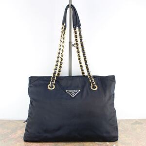 PRADA QUILTING NYLON CHAIN SHOULDER BAG MADE IN ITALY/プラダキルティングナイロンチェーンショルダーバッグ