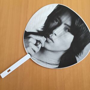 山下智久 ジャンボうちわ TOMOHISA YAMASHITA ASIA TOUR 2011 Super good Super bad 中古品