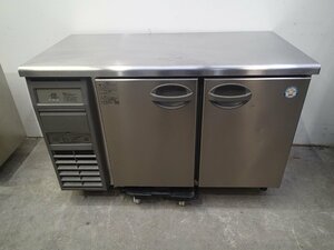 A3575　フクシマ　水冷式冷蔵コールドテーブル　YRC-120RM2-F（改）　冷蔵庫　中古　業務用　厨房　宇都宮　リサイクル　AOA-PRODUCE