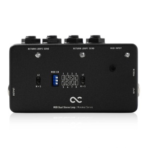 MIDIフットコントローラー スイッチャー ワンコントロール One Control Minimal Series MIDI Dual Stereo Loop