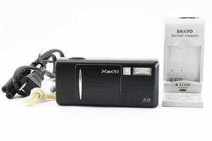 ★美品★ SANYO Xacti DSC-J4 ミッドナイトブラック　デジタルビデオカメラ サンヨー 三洋 ザクティ #0463