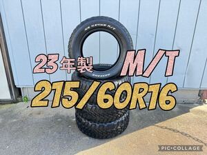 NK マッドタイヤ 215/60R16 ホワイトレター　FT-9 バリ溝　9.5分山　8分山