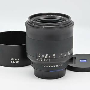 ★美品！Carl Zeiss 単焦点レンズ Zeiss Milvus 1.4/50 ZF.2 ブラック