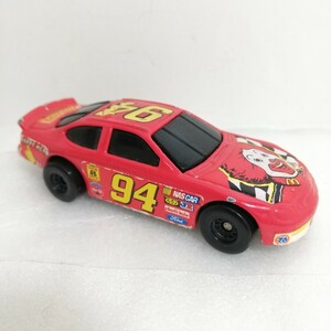 レア 1998年 Mattel Hot Wheels ホットウィール マクドナルド ドナルド NASCAR ナスカー レーシングカー ミニカー 7.8cm ダイキャスト 