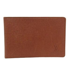 中古品★LOUIS VUITTON/ルイ ヴィトン パスケース 定期入れ カードケース タイガ ブラウン系/MB0072A/MI922