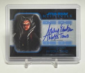 【Ashley Eckstein as Ahsoka Tano】2020 TOPPS STAR WARS MASTERWORK Autographs Blue Foil Animated Shows /99 99枚限定！サインカード！