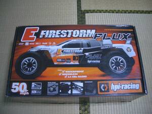 ☆希少！　ＨＰＩ　Ｅ－ＦＩＲＥＳＴＯＲＭ　１０Ｔ　ブラシレス　２ＷＤスタジアムトラック　ＲＴＲ　（美中古）☆