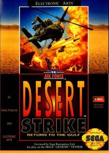 送料無料 北米版 海外版メガドライブ デザート・ストライク 湾岸作戦 GENESIS Desert Strike Return to the Gulf ジェネシス 