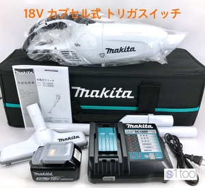 新品 マキタ 充電式クリーナ CL180FDRFW と同じ内容 + クリーナ用ソフトバッグ A-67153 ( 18V 充電式クリーナー 未使用 カプセル式 A67153